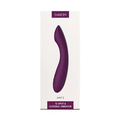 Вибратор для точки G с интеллектуальным режимом Svakom Amy 2 Violet SO6997 фото