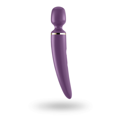 Вібромасажер Satisfyer Wand-er Woman (Purple/Gold) водонепроникний, потужний, розмір XXL SO3457 фото