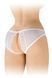 Трусики с открытым доступом Fashion Secret Ambre White, сетка SX2610 фото 2