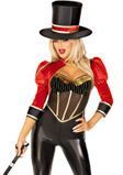 Костюм циркачки Leg Avenue Circus Ringmaster Diva Catsuit S SX2780 фото