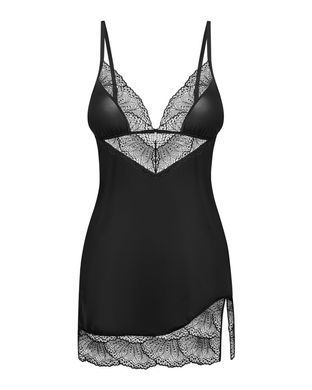 Пеньюар і трусики Obsessive Lobellis chemise & thong XS/S SX1020 фото