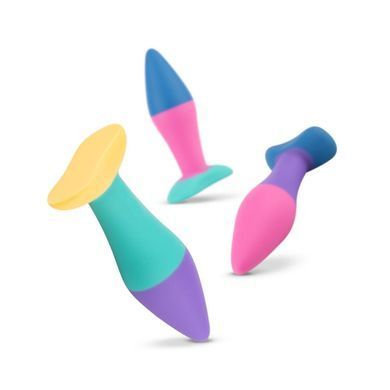 Набір анальних пробок PMV20 Koda &ndash; Butt Plug Set, діаметр 2,9 см, 3,9 см, 5 см SO8897 фото