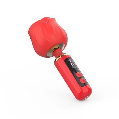 Вибромассажер Loviss Rose Mini Massage Wand Vibrator, головка в виде розы, 9 режимов SX3994 фото