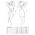 Корсет з пажами JOLENE CORSET black L/XL - Passion, трусики, напіввідчинені груди, напівпрозорий EL12001 фото