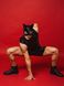 Лакированная черная маска «Кот» D&A SO6762 фото 3