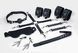 Набір Feral Feelings BDSM Kit 7 Black, наручники, поножі, конектор, маска, падл, кляп, затискачі SO8276 фото 1