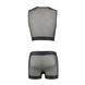 Комплект мужского белья на шнуровке Passion 053 Set William L/XL Black, жилет, боксеры SO7627 фото 6