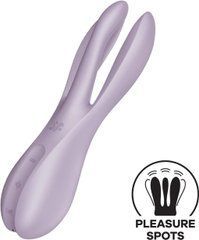 Клиторальный вибратор Satisfyer Threesome 2 Violet, 3 гибких пальчика, 3 мотора SX1213 фото