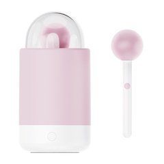 Вибратор-конфетка на палочке KISSTOY Pink Pop, зарядный кейс-ночник, 10 режимов вибрации SO9989 фото