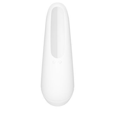 Вакуумний кліторальний стимулятор Satisfyer Curvy 1+ White з керуванням через інтернет SO3781 фото