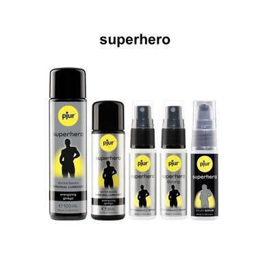 Пролонгувальний спрей pjur Superhero Spray 20 мл, всотується в шкіру, натуральні компоненти PJ10450 фото