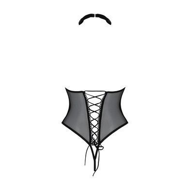 Боді Passion DOMINICA BODY S/M, black SO8428 фото