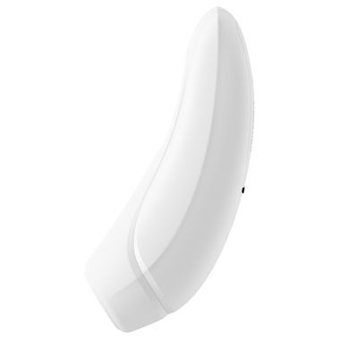 Вакуумний кліторальний стимулятор Satisfyer Curvy 1+ White з керуванням через інтернет SO3781 фото