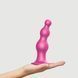 Насадка для страпона Strap-On-Me Dildo Plug Beads Framboise Metallic XL SO8988 фото 6