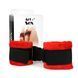 Наручники Art of Sex - Handcuffs Soft Touch Красные SO8497 фото 3