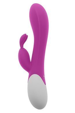Вибратор-кролик S Pleasures Premium Corabi Rabbit, розовый, ушки для клитора, 16 режимов, нагрев SX1617 фото
