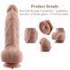 Гибкий фаллоимитатор для секс-машин Hismith 9.25&Prime; Silicone Dildo, система KlicLok SO6207 фото 2