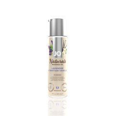 Масажна олія JO Naturals Massage Oil Lavender&Vanilla з натуральними ефірними оліями (120 мл) SO6165 фото