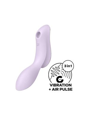 Вакуумный стимулятор с вибрацией Satisfyer Curvy Trinity 2 Violet SO6084 фото