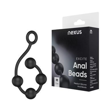 Анальні кульки Nexus Excite Medium Anal Beads, силікон, макс. діаметр 2,5 см SO3071 фото