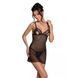 Сорочка з вирізами на грудях, стрінги Passion LOVELIA CHEMISE S/M, black SO4760 фото 1