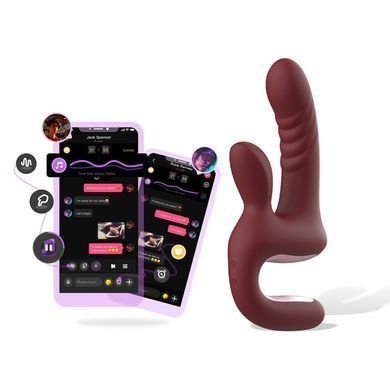 Смарт-пульсатор Magic Motion Magic Duet Bordeaux, двойной, 10 режимов пульсации, 10 режимов вибрации SX4292 фото