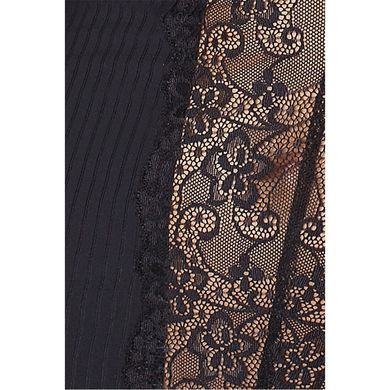 (SALE) Сорочка приталенная с чашечками ZOJA CHEMISE black 4XL/5XL - Passion, трусики PS1015 фото