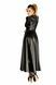 Сукня-плащ з мокрим ефектом Noir Handmade F128C Powerwetlook gown coat, S SX0013 фото 4