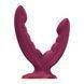 Двойной фаллоимитатор Fun Factory RYDE Wine Red, гибкие стволы, присоска SX3657 фото 1