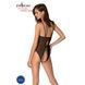 Боди с ажурным декором и открытым шагом Ursula Body black S/M &mdash; Passion SO5830 фото 2