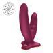 Двойной фаллоимитатор Fun Factory RYDE Wine Red, гибкие стволы, присоска SX3657 фото 3
