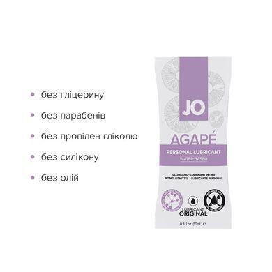 Набір лубрикантів Foil Display Box &ndash; JO Agape Lubricant &ndash; 12 &times; 10ml SO6766 фото