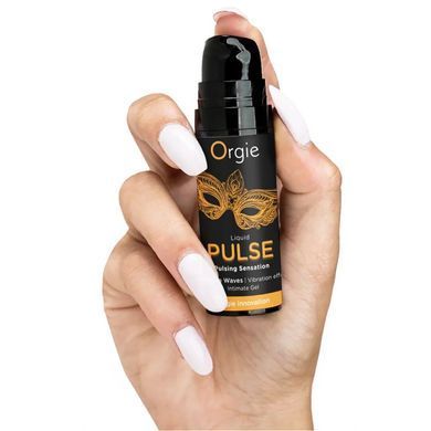 Смоктайзер для клитора Orgie Liquid Pulse 15 мл, вкус Ice Caramel, гель с эффектом посасывания SX4814 фото