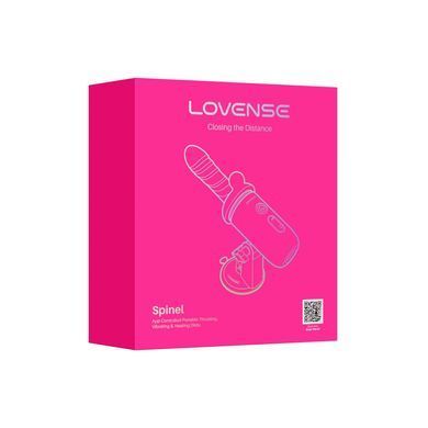 Смарт-мини секс-машина Lovense Spinel имитация фрикций, подогрев, 3 насадки, на присоске SX3316 фото