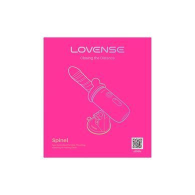 Смарт-мини секс-машина Lovense Spinel имитация фрикций, подогрев, 3 насадки, на присоске SX3316 фото