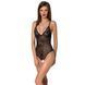 Боди с ажурным декором и открытым шагом Ursula Body black XXL/XXXL &mdash; Passion SO5831 фото 1